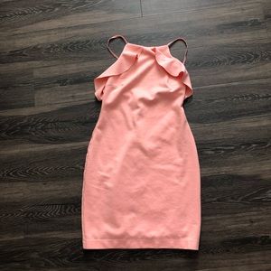 Bodycon dress with open back